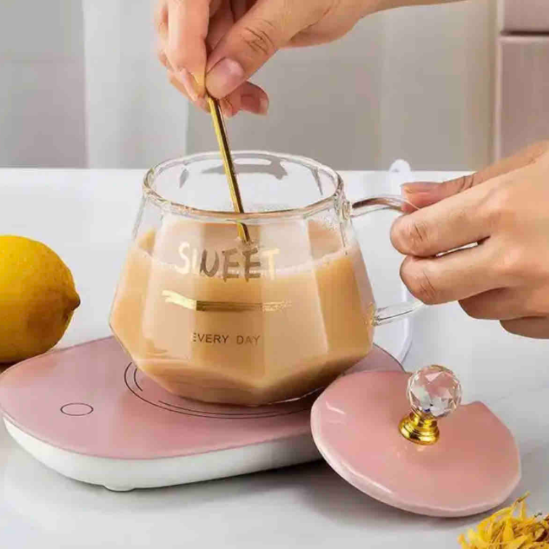 Taza Con Calentador Eléctrico