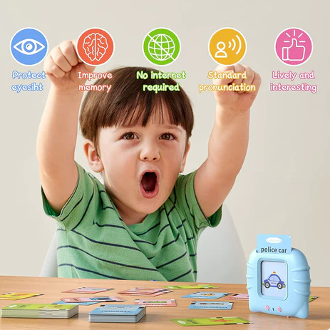 Tarjetas flash parlantes inteligentes para niños