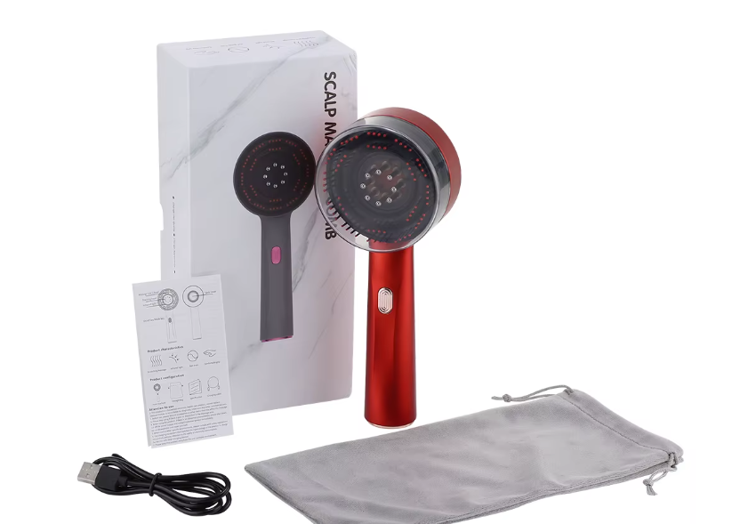 Cepillo iónico para el crecimiento del cabello