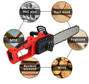 Motosierra Inalámbrica 12 Pulgadas Doble Bateria