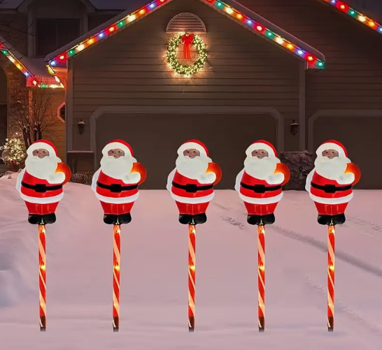 LUCES NAVIDEÑAS PARA JARDIN CON PANEL SOLAR