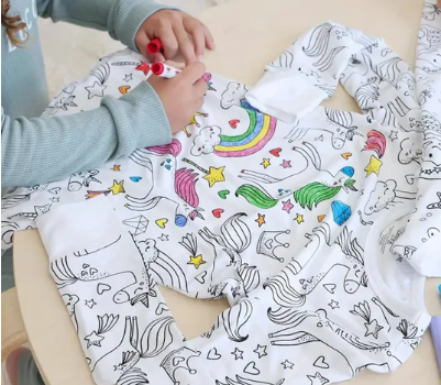 PIJAMA PARA COLOREAR -NIÑOS