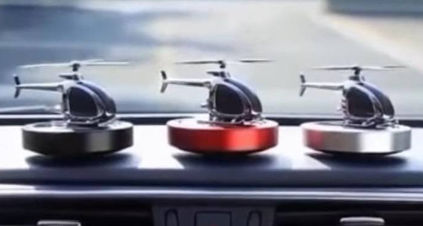 Ambientador Solar Giratorio Helicóptero