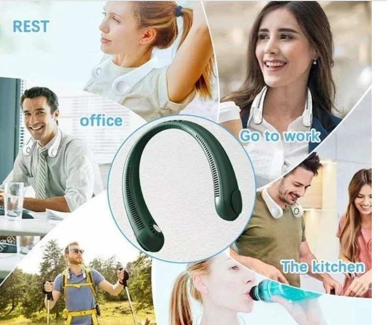 ventilador de cuello portátil