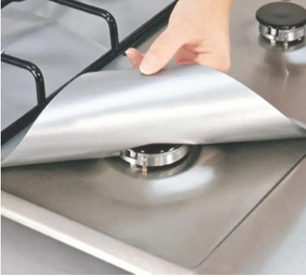 CUBIERTA DE ALUMINIO REUTILIZABLE PARA ESTUFA