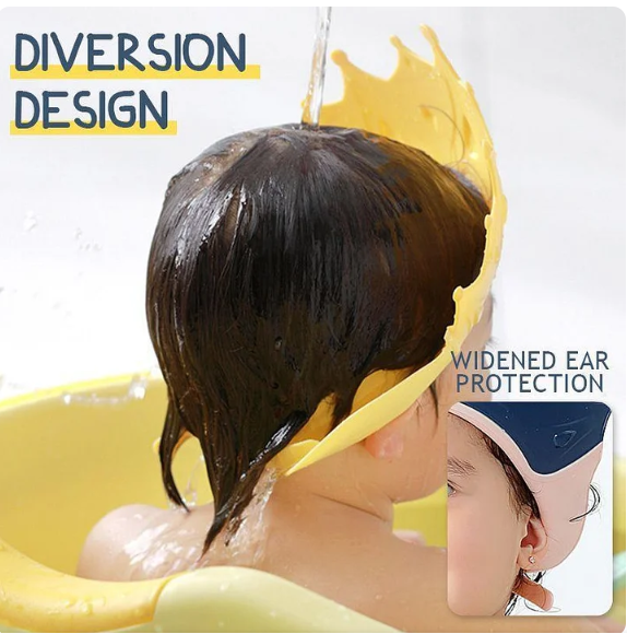 Gorro de ducha impermeable para bebé