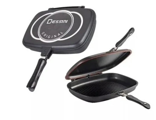 Sartén Dessini Original Doble Parrilla Antiadherente de 36 cm