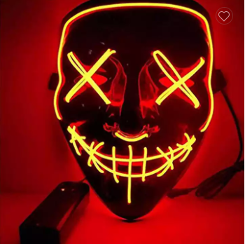 MASCARA LED PARA HALLOWEEN