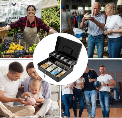 Caja Organizadora de Billetes y Monedas