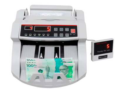 MAQUINA CONTADORA DE BILLETES + PANTALLA