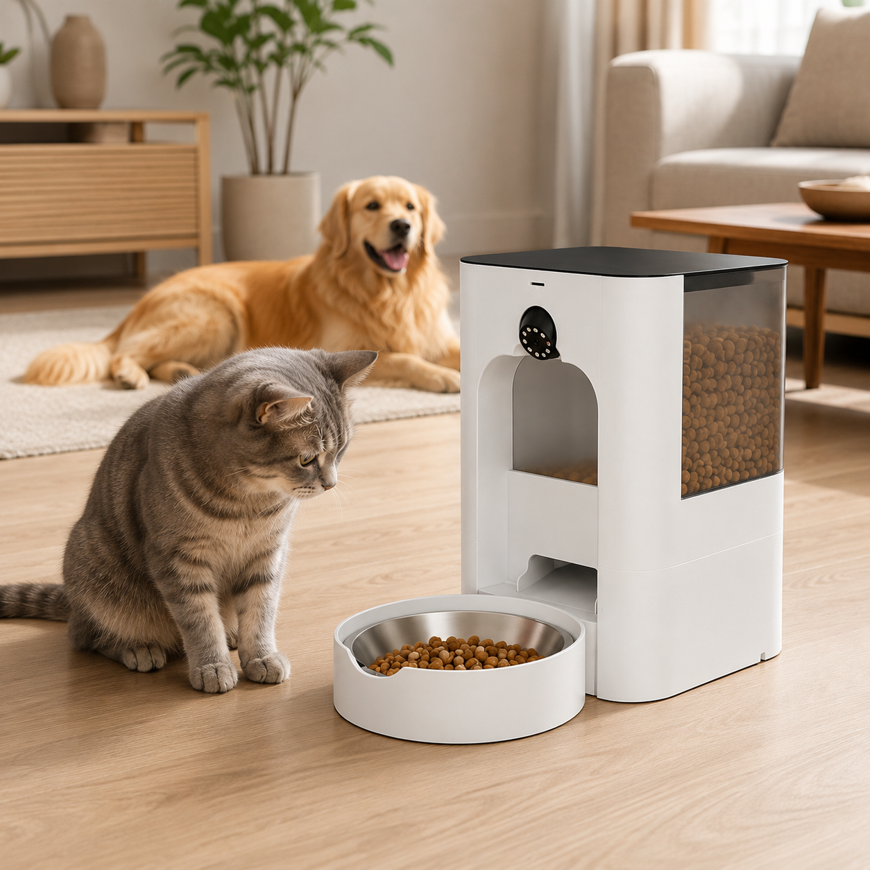 Alimentador Automático Inteligente con Cámara HD 2K
