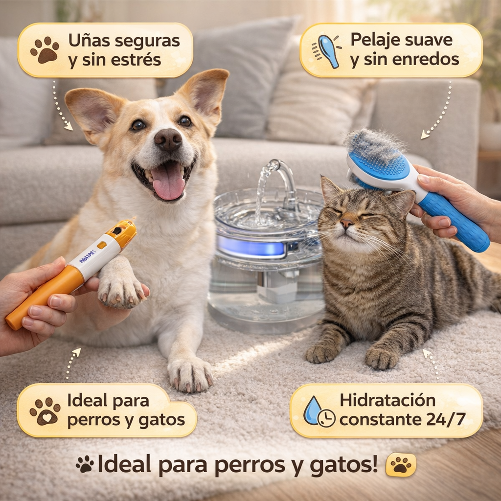 Combo Premium de Cuidado para Perros y Gatos