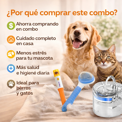 Combo Premium de Cuidado para Perros y Gatos