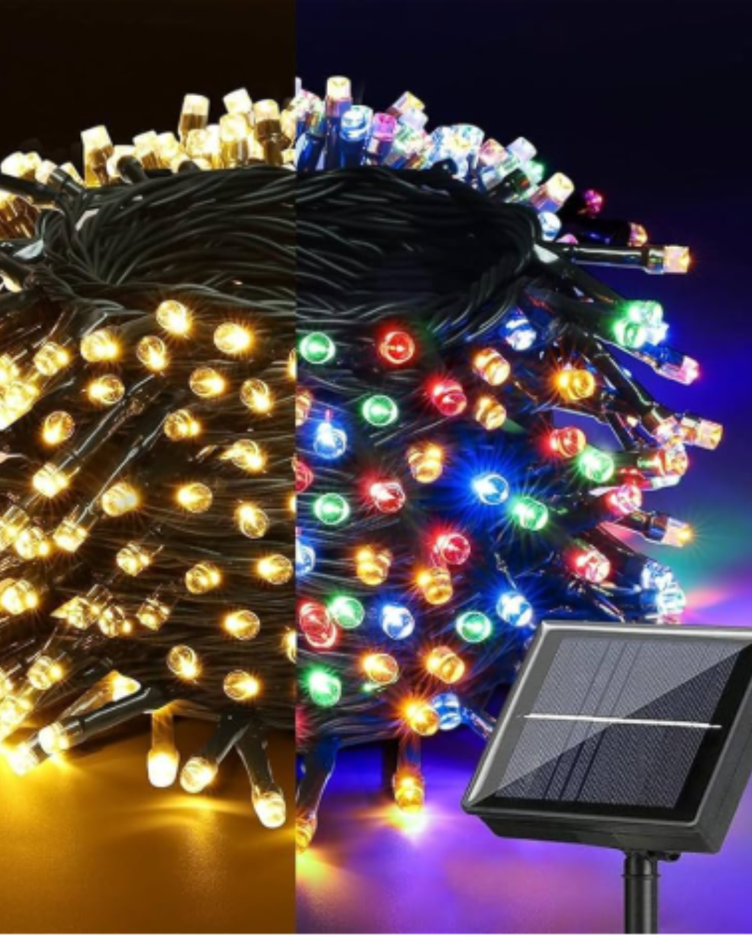 Luces LED Navideñas Solares