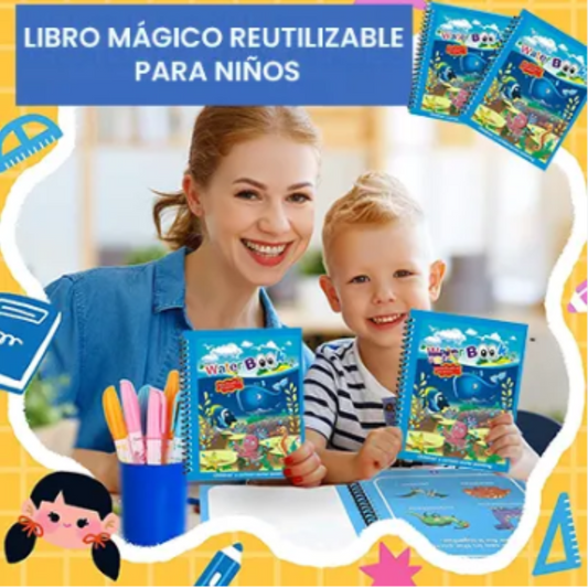 Libro Mágico Reutilizable para Niños