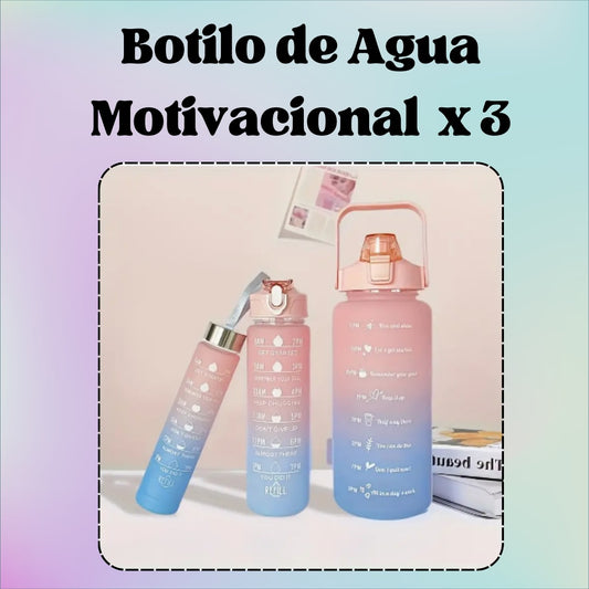 Combo Botilo de Agua X3