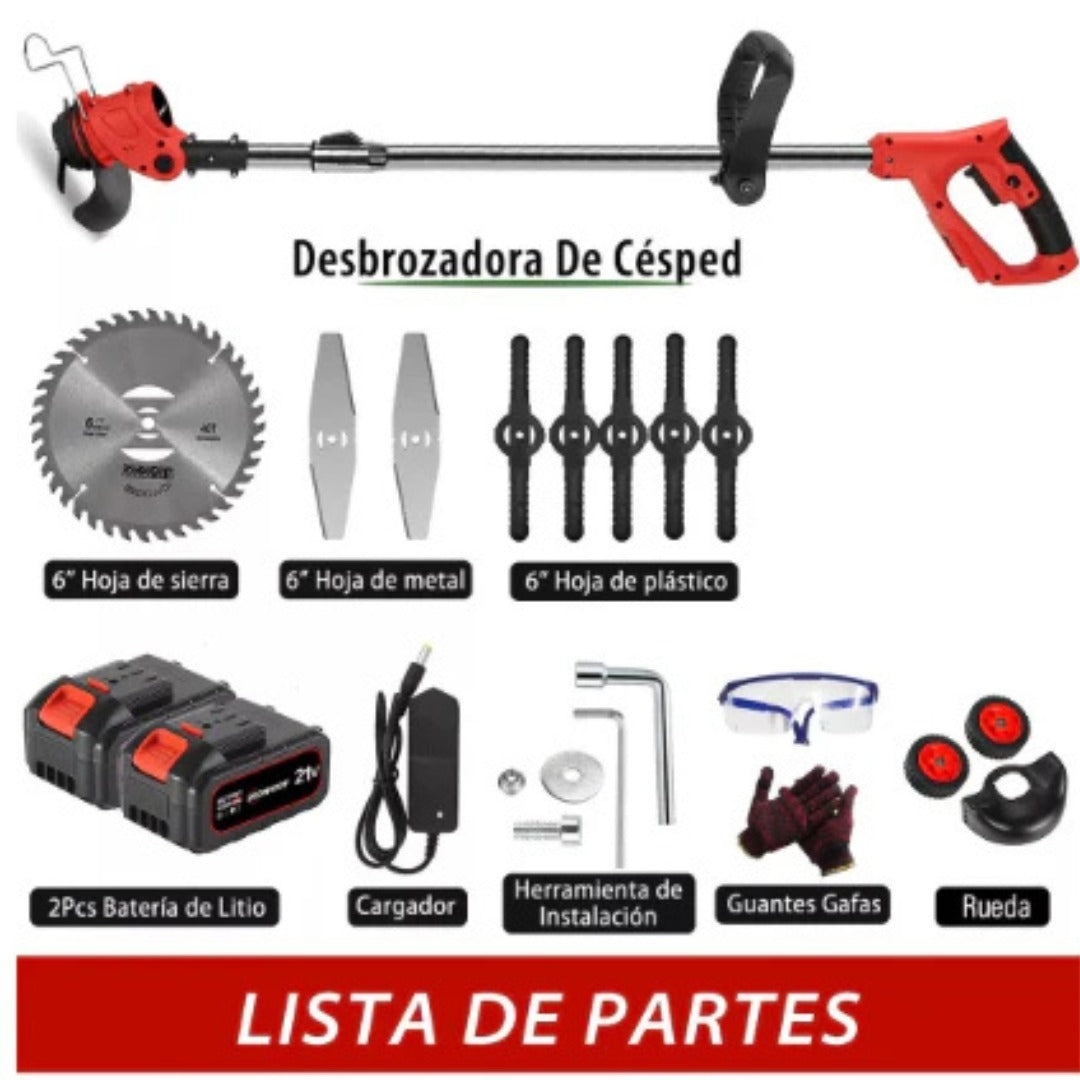 PODADORA INALAMBRICA MASTER BLADE Doble Bateria
