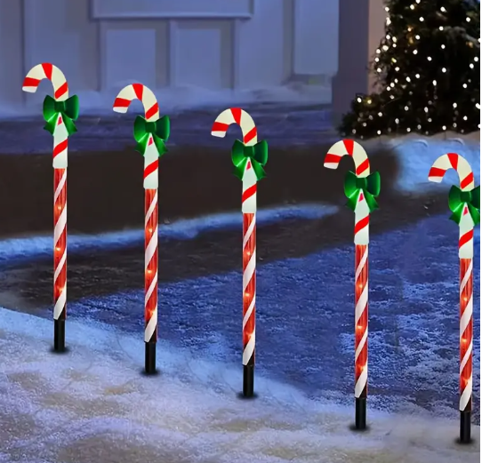 LUCES NAVIDEÑAS PARA JARDIN CON PANEL SOLAR