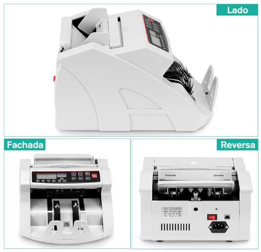 MAQUINA CONTADORA DE BILLETES + PANTALLA