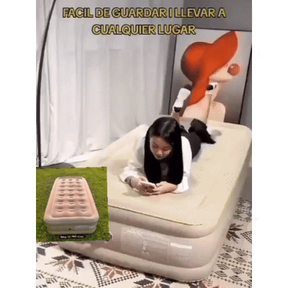Colchón Inflable con bomba integrada