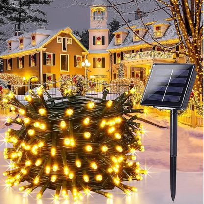 Luces LED Navideñas Solares