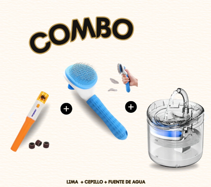 Combo Premium de Cuidado para Perros y Gatos