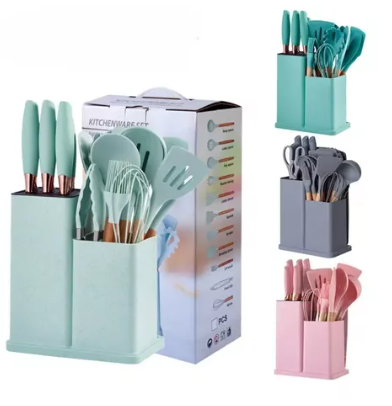 Set de utensilios de 19 piezas para cocina