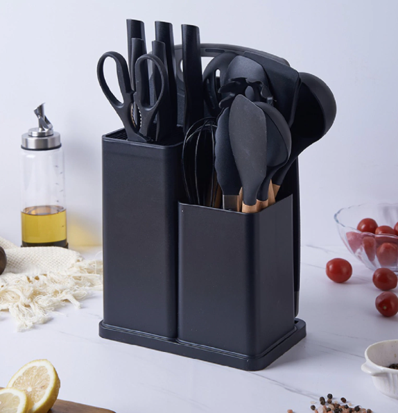 Set de utensilios de 19 piezas para cocina