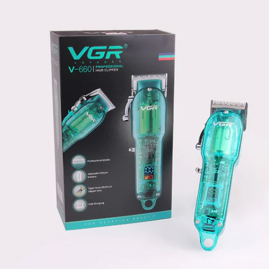 PELUQUERA PROFESIONAL VGR 660 TIPO ESQUELELO TRANSPARENTE