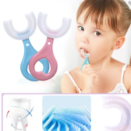 Cepillo de dientes infantil en forma de U